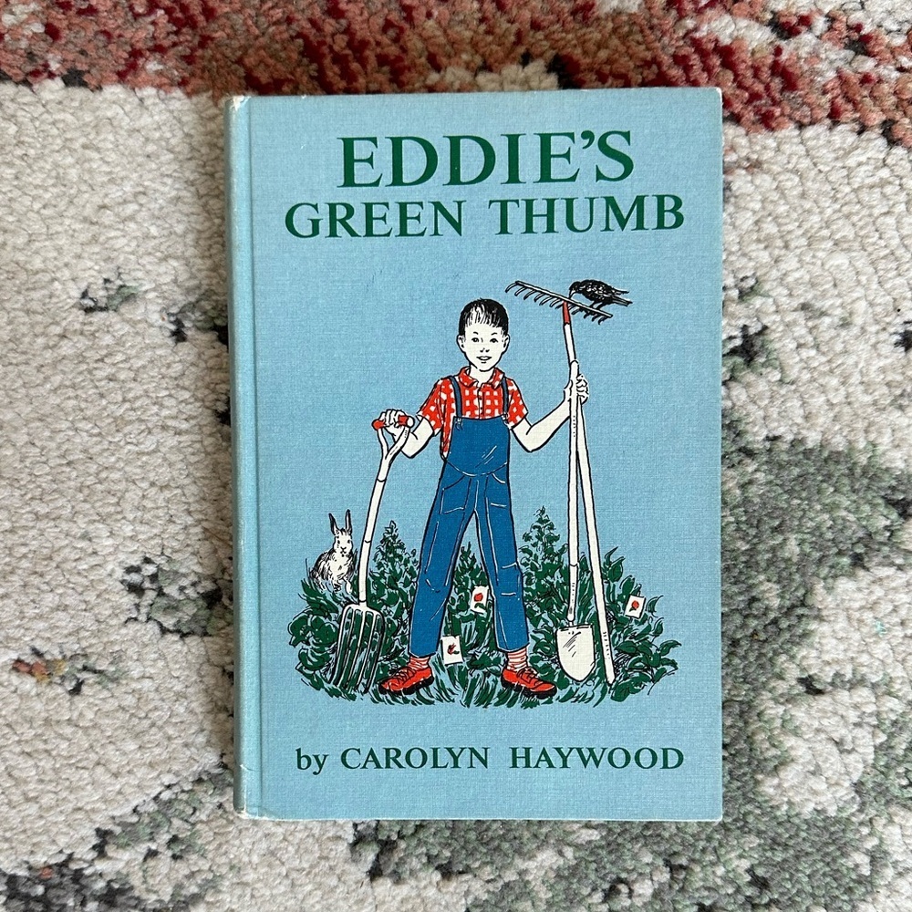 Vintage Children’s Book 1964 Eddie's Green Thumb Book by Carolyn Haywood
